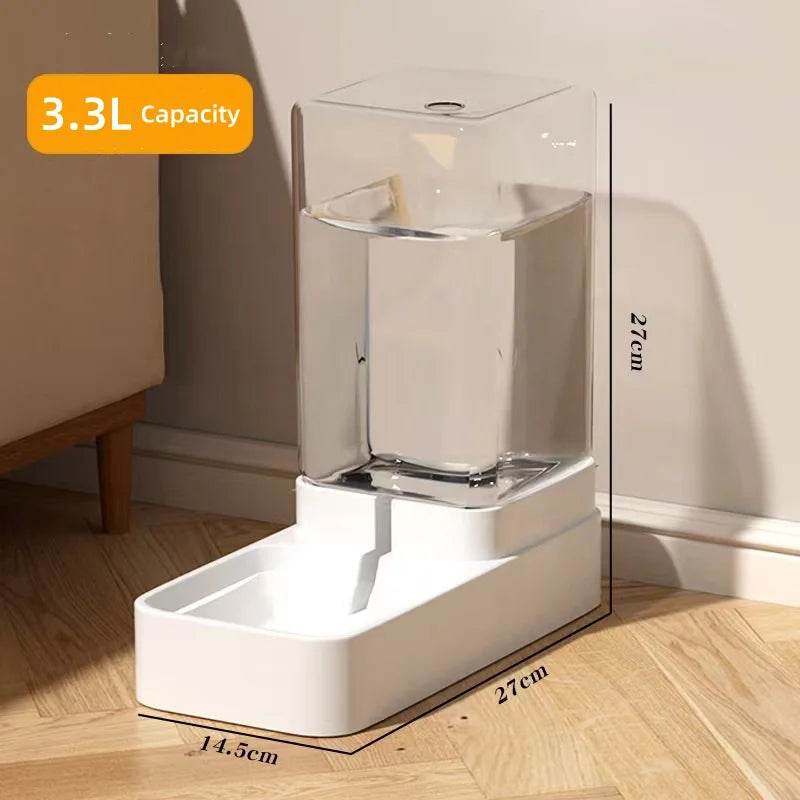 Mangeoire pour chien Distributeur d'eau pour chat Mangeoire automatique pour chat et distributeur d'eau pour chat Mangeoire pour chat par gravité Distributeur de stockage de nourriture Conteneur - Animaleriex