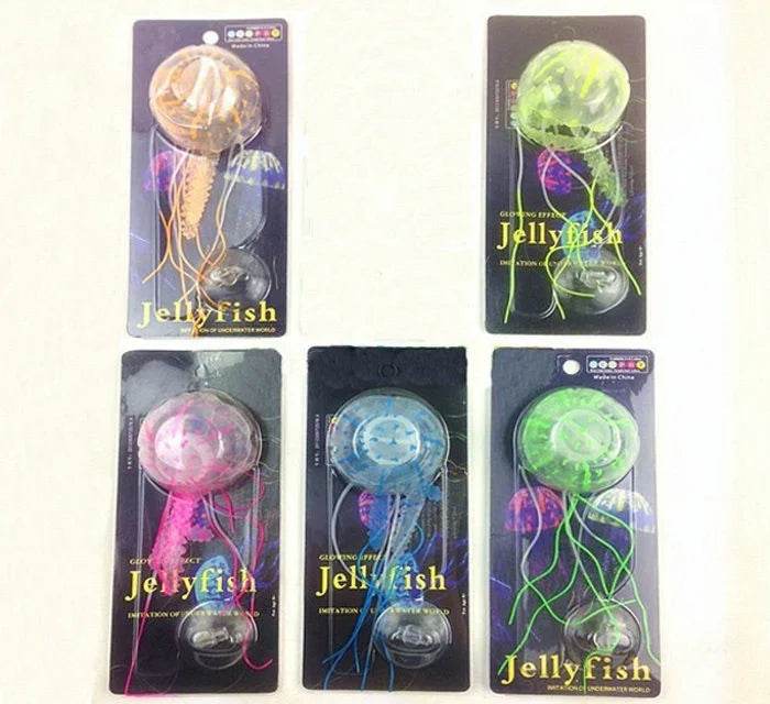 Aquarium artificiel lumineux, poisson-lion, paysage en Silicone, faux poisson flottant, lueur dans la nuit, ornement, décoration de la maison - Animaleriex