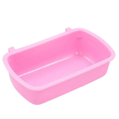 Petit bol distributeur de nourriture pour animaux de compagnie, Cage à Hamster, bol suspendu, dispositif de consommation d'eau, tasse d'alimentation pour oiseaux, écureuils et lapins - Animaleriex