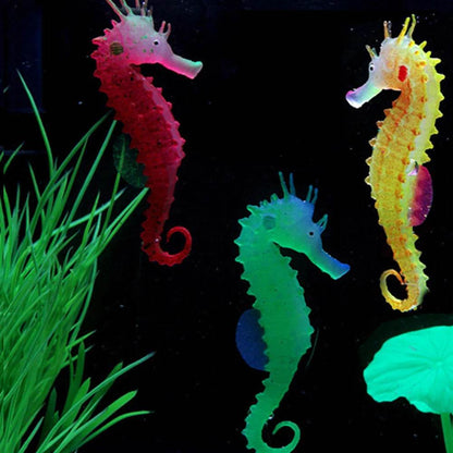 Aquarium artificiel lumineux, poisson-lion, paysage en Silicone, faux poisson flottant, lueur dans la nuit, ornement, décoration de la maison - Animaleriex