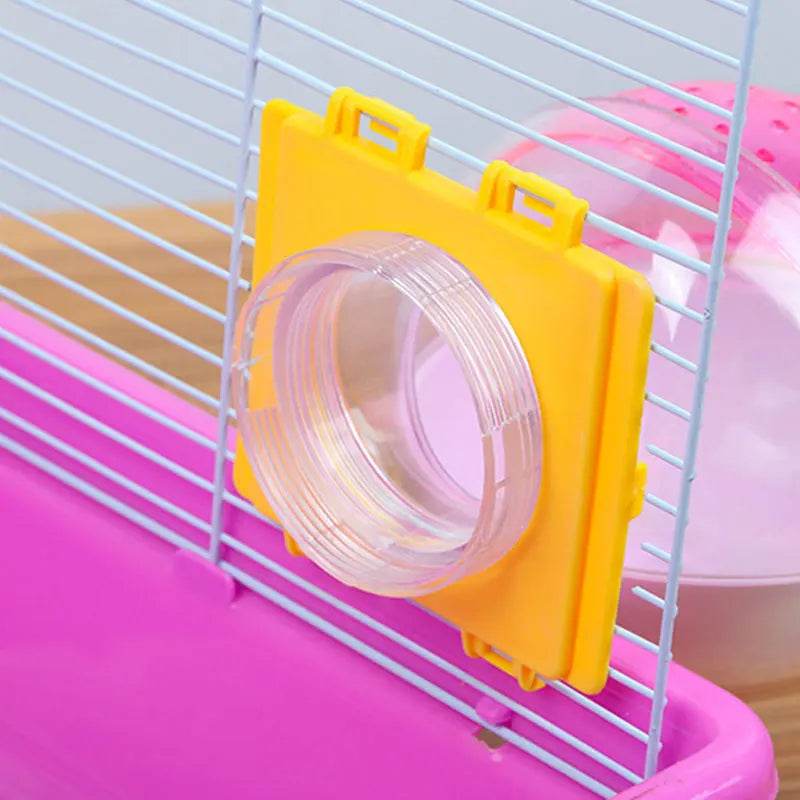 Bouchon de Cage double, Tunnel de Hamster, raccord d'interface, plaque de connexion de tuyau externe, bouchon de Tunnel, déflecteur, jouets pour animaux de compagnie - Animaleriex