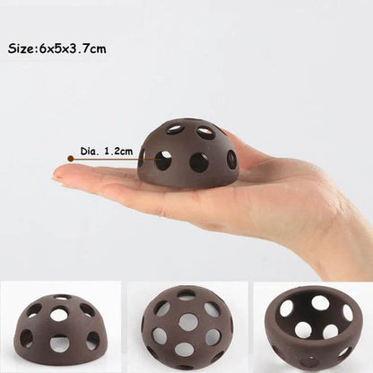 Décoration d'aquarium en céramique, abri pour poissons et crevettes, poterie, maison de Scorpion, Simulation de pierre, décor d'aquarium idéal - Animaleriex