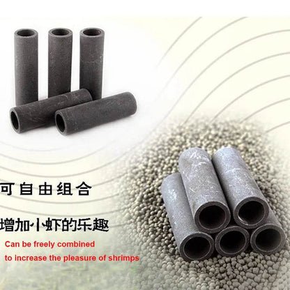 Décoration d'aquarium en céramique, abri pour poissons et crevettes, poterie, maison de Scorpion, Simulation de pierre, décor d'aquarium idéal - Animaleriex