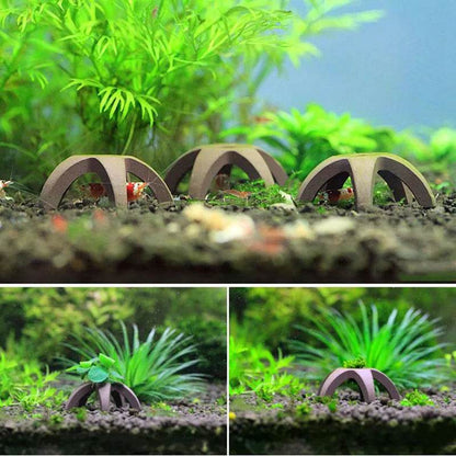 Décoration d'aquarium en céramique, abri pour poissons et crevettes, poterie, maison de Scorpion, Simulation de pierre, décor d'aquarium idéal - Animaleriex