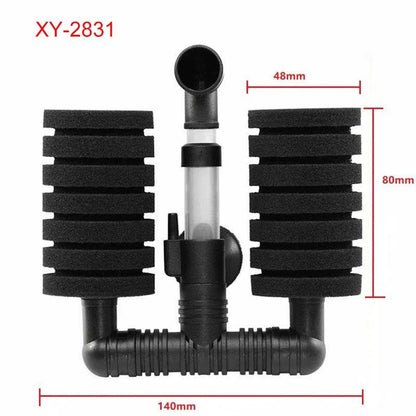 Filtre d'aquarium pour Aquarium réservoir de poissons pompe à Air écumeur filtre éponge biochimique Aquarium Bio filtre Filtro Aquario pratique - Animaleriex