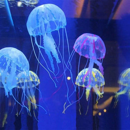 Aquarium artificiel lumineux, poisson-lion, paysage en Silicone, faux poisson flottant, lueur dans la nuit, ornement, décoration de la maison - Animaleriex