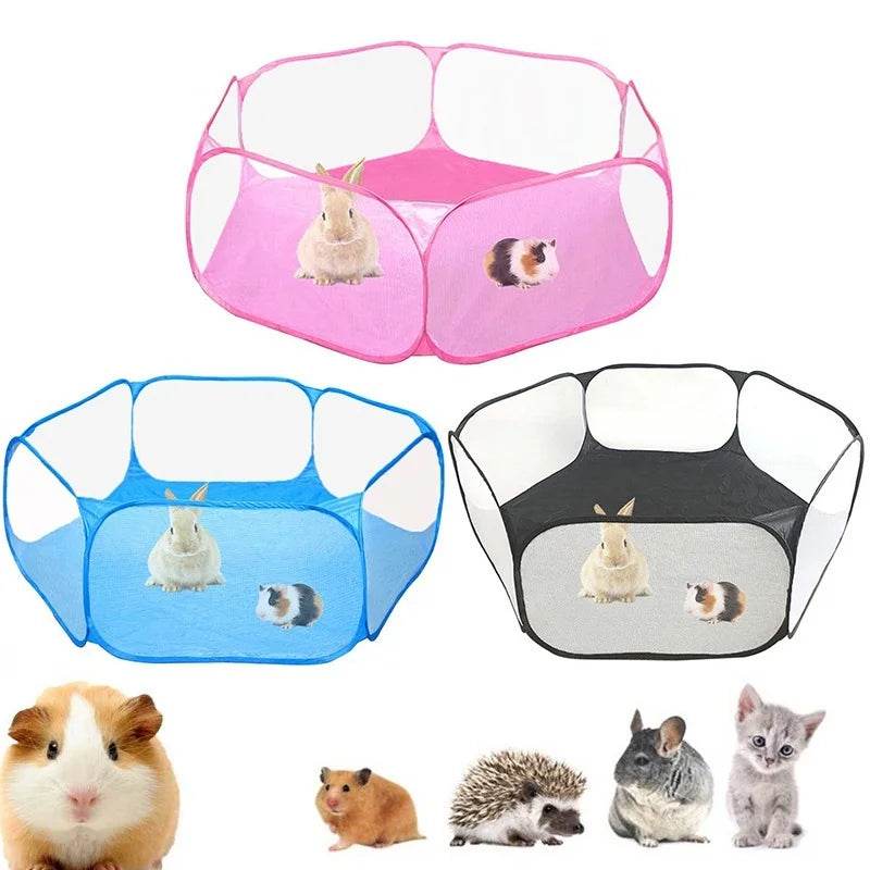 Cage Portable pour animaux de compagnie, chat, chien, tente, parc, clôture pliante pour Hamster, hérisson, petits animaux, respirant, chiot, chat, lapin, cochon d'inde - Animaleriex