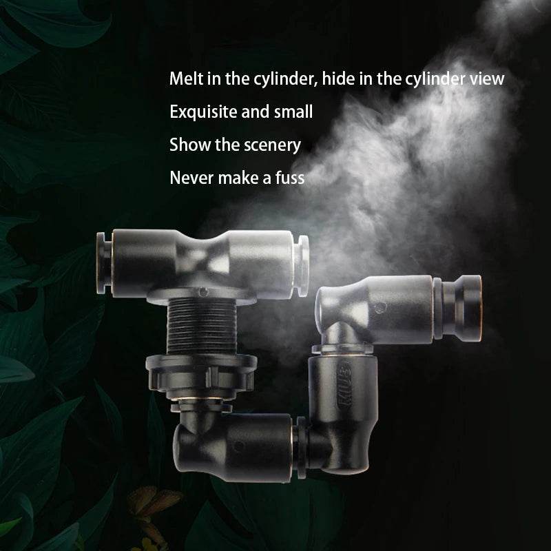 Système de pulvérisation Intelligent, Kit de système de pulvérisation de brouillard pour forêt tropicale, brumisateur de reptiles, humidificateur de Terrariums, minuterie électronique - Animaleriex