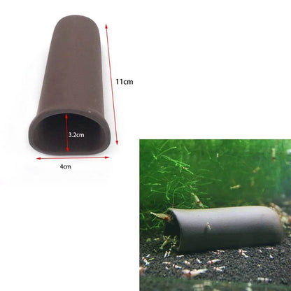 Décoration d'aquarium en céramique, abri pour poissons et crevettes, poterie, maison de Scorpion, Simulation de pierre, décor d'aquarium idéal - Animaleriex