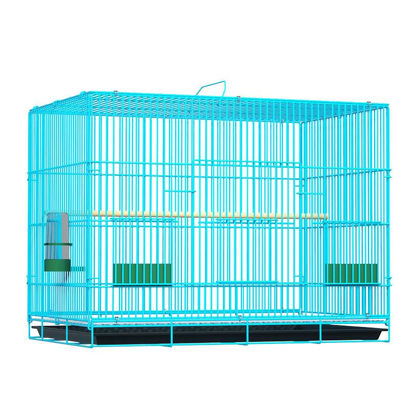 76x45x46 cm Extra Large Cage à oiseaux perroquet animal de compagnie en gros grand extérieur pas cher en fer forgé canari oiseau Cage élevage grande Cage - Animaleriex