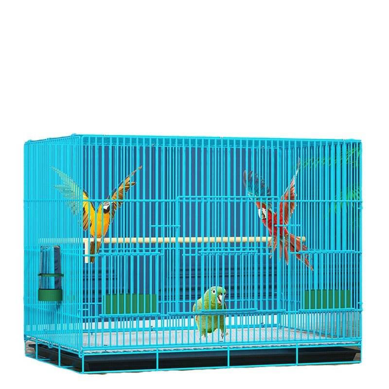 76x45x46 cm Extra Large Cage à oiseaux perroquet animal de compagnie en gros grand extérieur pas cher en fer forgé canari oiseau Cage élevage grande Cage - Animaleriex