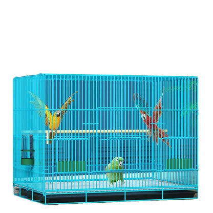 76x45x46 cm Extra Large Cage à oiseaux perroquet animal de compagnie en gros grand extérieur pas cher en fer forgé canari oiseau Cage élevage grande Cage - Animaleriex