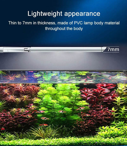 Lampe à pince Super brillante lumière LED d'aquarium pour plante aquatique grandir Aquarium lampe de synchronisation à spectre complet 220-240V 30 ~ 70CM 4W 8W 13W - Animaleriex