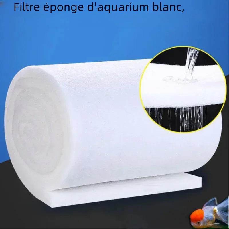 Filtre biochimique Super épais pour Aquarium, éponge en coton pour Aquarium, écumoire en mousse de coton Bio - Animaleriex