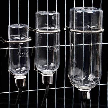 Bouteille à boire en plastique pour lapin, Cage à Hamster, distributeur de bouteille d'eau pour lapin, cochon d'inde, écureuil, petite mangeoire pour animal domestique, 180/350/750ML - Animaleriex