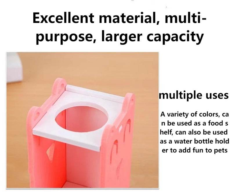 Abreuvoir Durable pour Hamster, petit porte-bouteille pour animaux de compagnie, distributeur de nourriture pour Hamster et lapin, Mini alimentation en eau mignonne, fournitures pour animaux de compagnie - Animaleriex