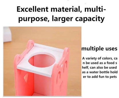 Abreuvoir Durable pour Hamster, petit porte-bouteille pour animaux de compagnie, distributeur de nourriture pour Hamster et lapin, Mini alimentation en eau mignonne, fournitures pour animaux de compagnie - Animaleriex