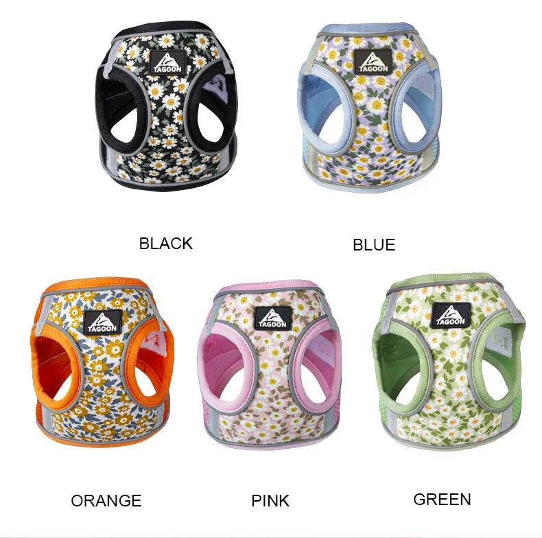 Harnais et laisse en maille de Nylon pour chat, respirant, pour chaton, petit chien, chiot, bouledogue français, Chihuahua, carlin - Animaleriex