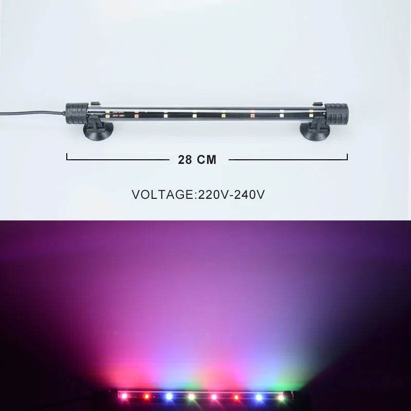 14-58CM lumière d'aquarium réservoir de poisson lampe de lumière Submersible étanche sous-marine lumières LED éclairage d'aquarium - Animaleriex