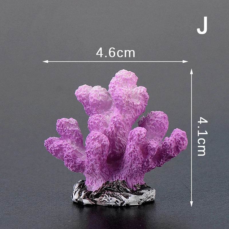 Décoration d'aquarium de corail artificiel, émule d'étoile de mer, décoration de paysage de récif en résine, décoration de table artisanale - Animaleriex