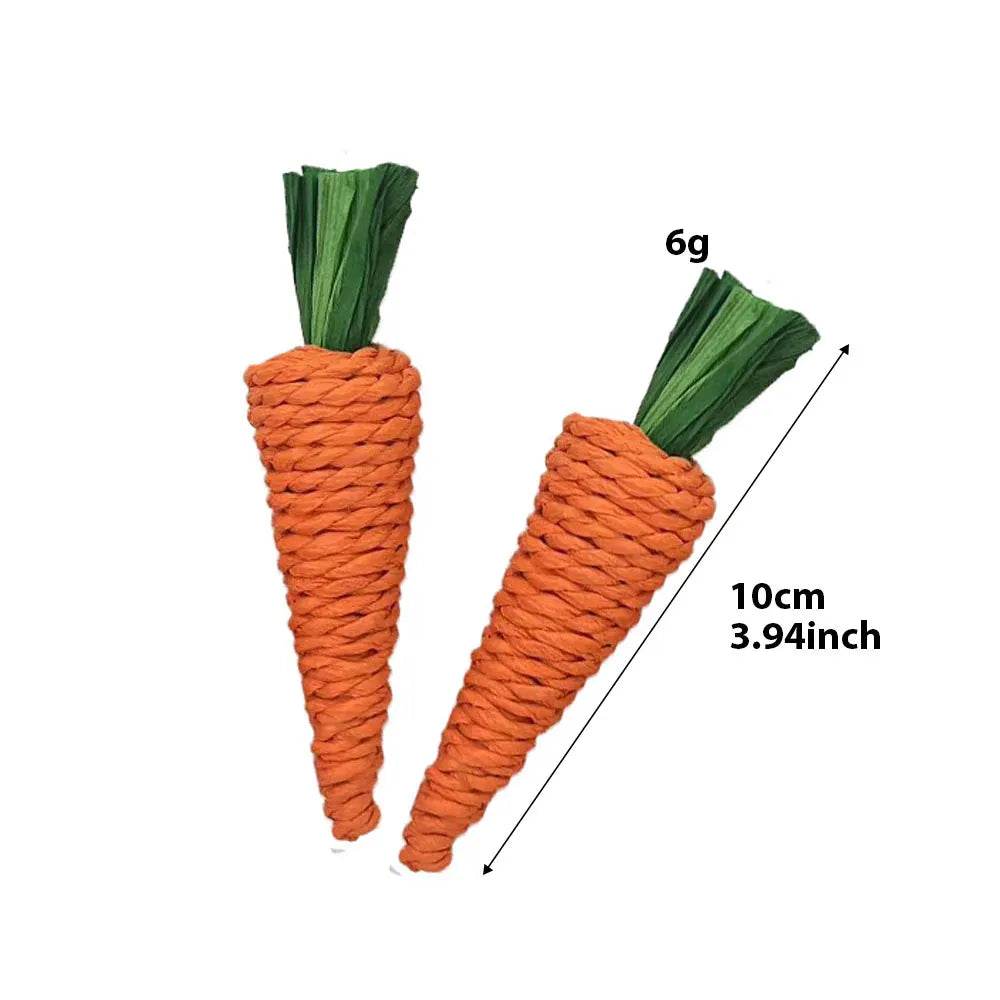 Jouets à mâcher pour petits animaux, pour Ribbit, lapin, Hamster, guinée, Chinchillas, nettoyage des dents, jouets de meulage molaire, fournitures pour animaux de compagnie - Animaleriex