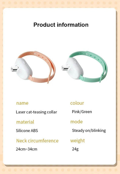 Collier de chat Laser taquin chat électrique USB chargement chaton automatique chats jouet intelligent Laser taquin chat jouet interactif 고양이 장난감 - Animaleriex