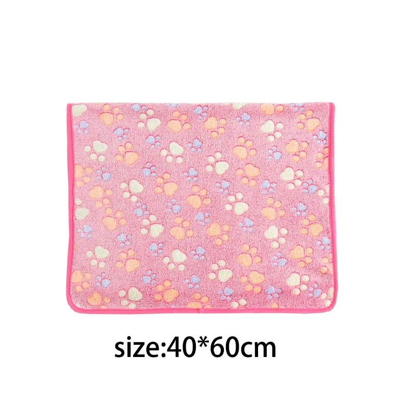 Couverture chaude d'hiver pour animaux de compagnie, 40x60cm, pour chien, mignonne, chaude et confortable, coussin pour chat et chien, fournitures pour animaux de compagnie - Animaleriex