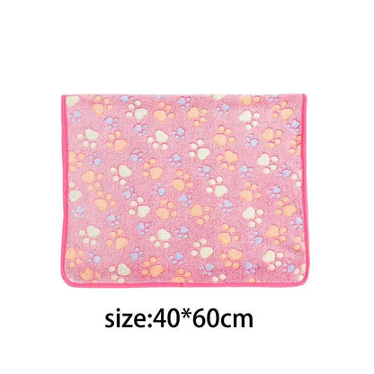 Couverture chaude d'hiver pour animaux de compagnie, 40x60cm, pour chien, mignonne, chaude et confortable, coussin pour chat et chien, fournitures pour animaux de compagnie - Animaleriex