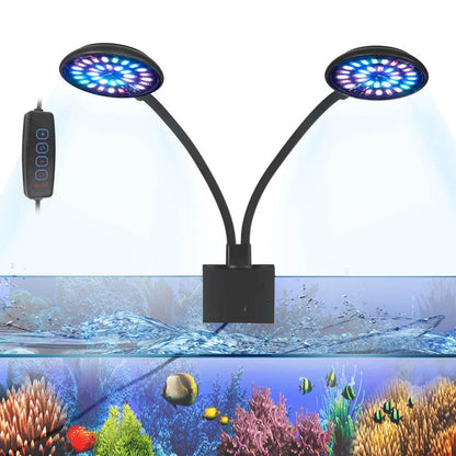 Lampe à pince USB 4W/7W pour aquarium, décoration Led, contrôle à spectre complet, lampe à algues, éclairage décoratif pour petit réservoir - Animaleriex