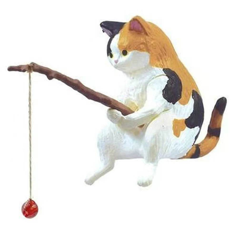 Décoration d'aquarium de pêche pour chat, 1 pièce, Statues d'aménagement paysager, affichage, décorations suspendues pour chat de pêche - Animaleriex