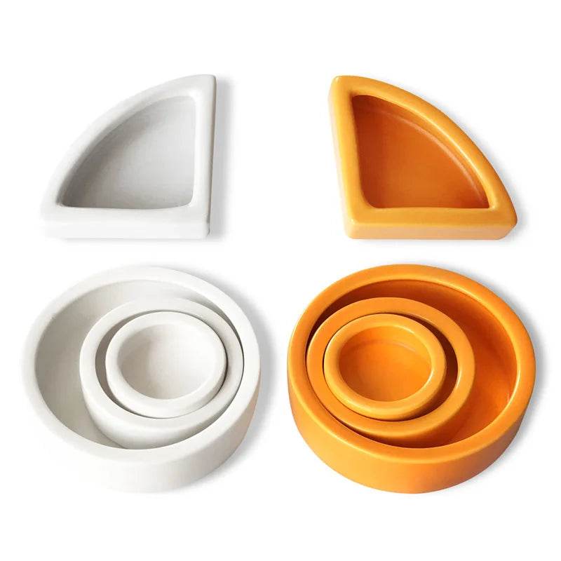 Bol d'eau et de nourriture pour Reptile, plat à vers, bols en céramique pour animaux de compagnie, Anti-fuite, Mini bol pour vers de farine, lézard, Dragon barbu - Animaleriex