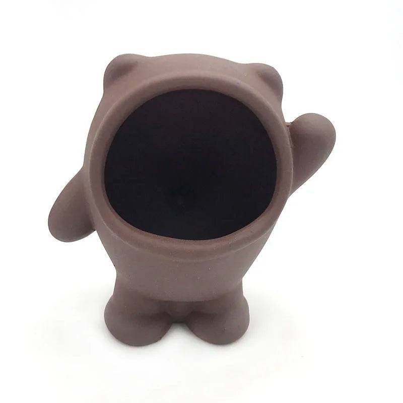 Décoration d'aquarium en céramique, abri pour poissons et crevettes, poterie, maison de Scorpion, Simulation de pierre, décor d'aquarium idéal - Animaleriex