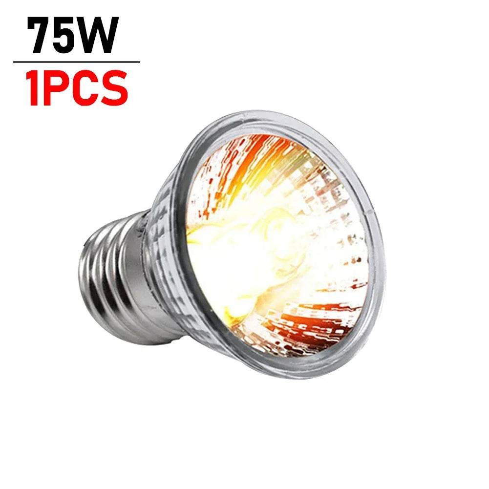 1-10 pièces 25/50/75W UVA + UVB lampe Reptile ampoule tortue se prélasser UV ampoules lumière chauffante spectre complet lampe solaire pour amphibiens - Animaleriex