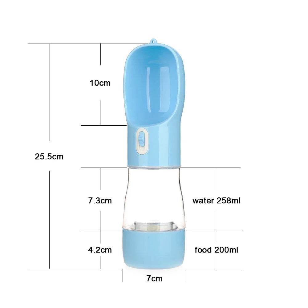 Bouteille d'eau Portable pour chien, récipient de nourriture et d'eau pour chien, bol d'alimentation pour animaux de compagnie, bols à boire de voyage en plein air, distributeur d'eau - Animaleriex