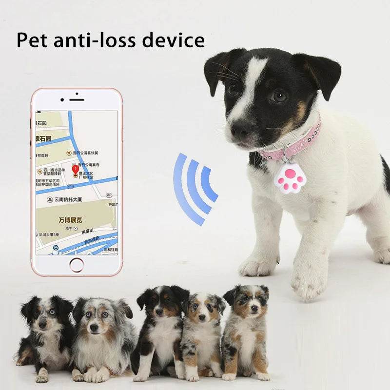 Xiaomi – Mini traceur GPS en forme de patte de chien, localisateur Bluetooth sans fil Anti-perte, pour animal de compagnie, sac pour enfant, portefeuille, accessoires pour collier de clé - Animaleriex