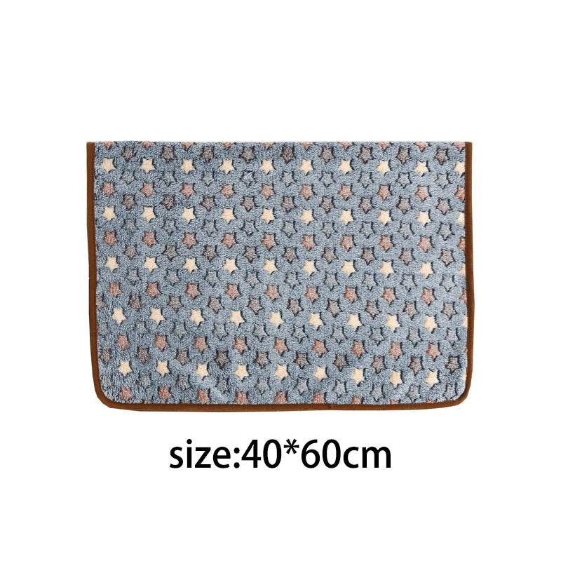 Couverture chaude d'hiver pour animaux de compagnie, 40x60cm, pour chien, mignonne, chaude et confortable, coussin pour chat et chien, fournitures pour animaux de compagnie - Animaleriex