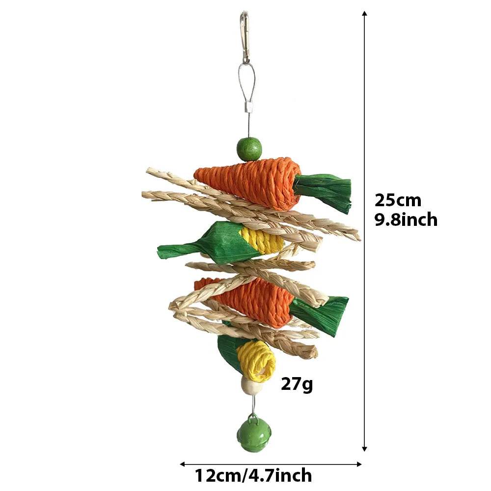 Jouets à mâcher pour petits animaux, pour Ribbit, lapin, Hamster, guinée, Chinchillas, nettoyage des dents, jouets de meulage molaire, fournitures pour animaux de compagnie - Animaleriex