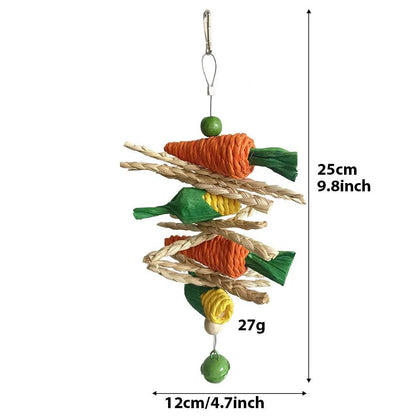 Jouets à mâcher pour petits animaux, pour Ribbit, lapin, Hamster, guinée, Chinchillas, nettoyage des dents, jouets de meulage molaire, fournitures pour animaux de compagnie - Animaleriex