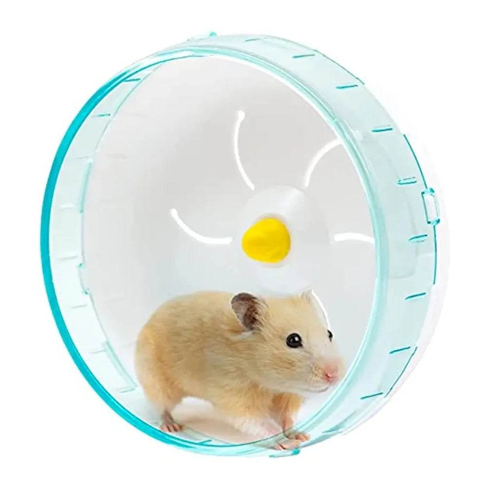 Hamster disque de course jouet Sport course silencieux Transparent petit animal de compagnie rotatif Jogging roue roue jouets animal de compagnie Hamster Cage fournitures - Animaleriex