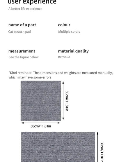 Tapis à gratter autocollant pour chat – Protégez vos meubles et murs des rayures avec cette solution facile à utiliser. - Animaleriex