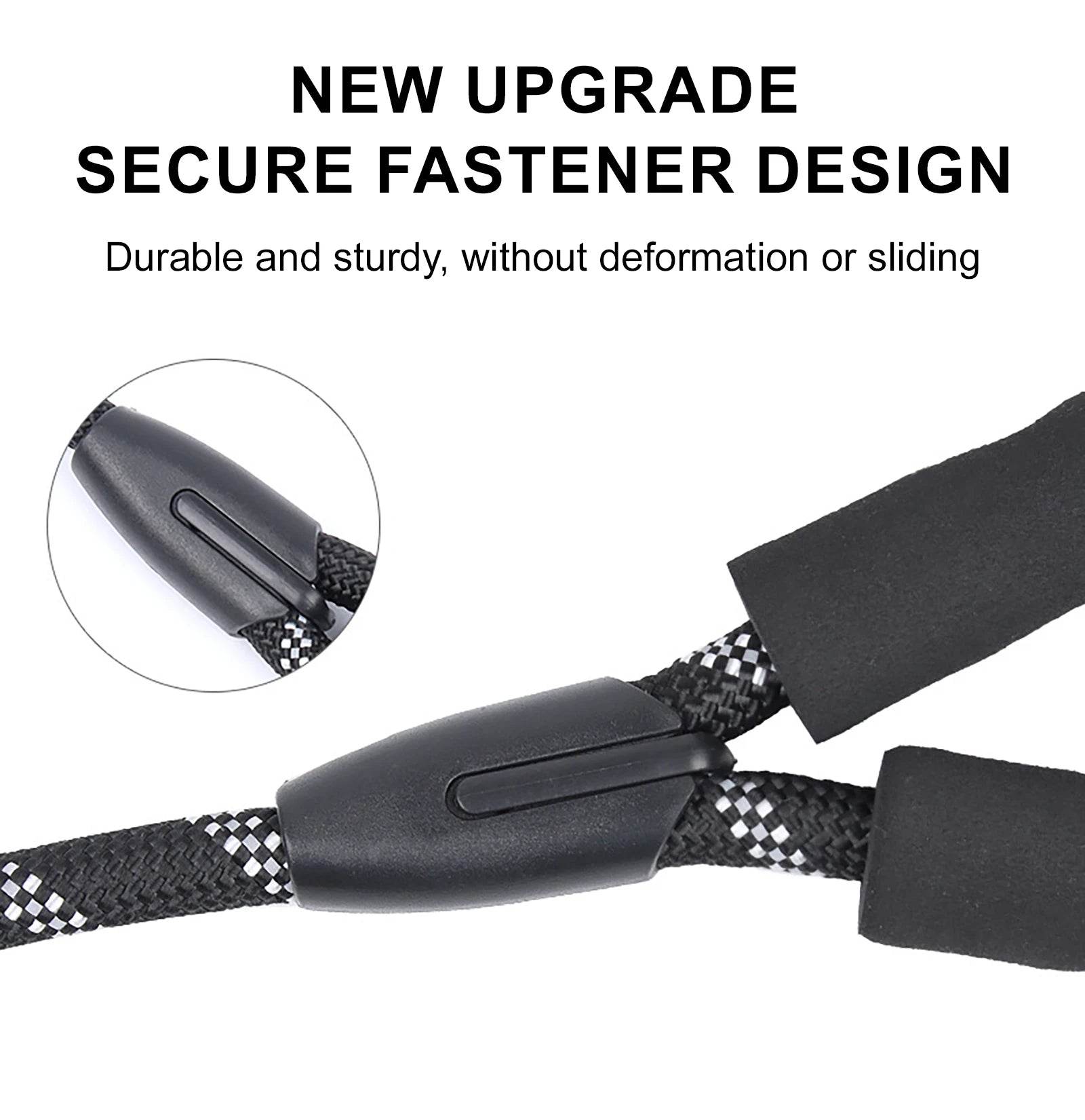 Laisse réfléchissante pour chien 1,5 m Laisse en nylon pour chien Poignée rembourrée confortable Marche en plein air Petit Moyen Grand Accessoires pour chiens Fournitures - Animaleriex