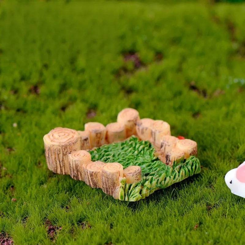 Accessoires de jardin féerique, puits d'eau de source miniatures, pont de bateau, ornement de Statue, Figurines de paysage, décor artisanal de jardin de maison - Animaleriex