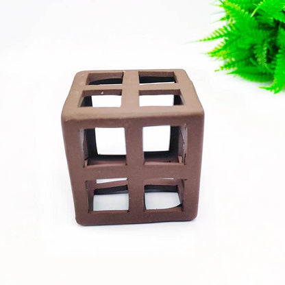 Décoration d'aquarium en céramique, abri pour poissons et crevettes, poterie, maison de Scorpion, Simulation de pierre, décor d'aquarium idéal - Animaleriex