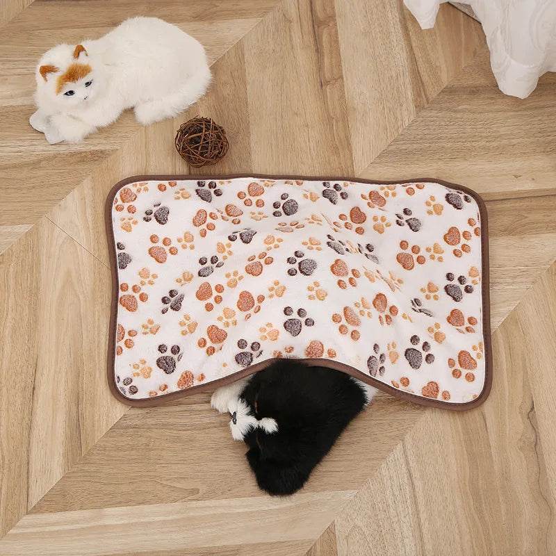 Couverture chaude d'hiver pour animaux de compagnie, 40x60cm, pour chien, mignonne, chaude et confortable, coussin pour chat et chien, fournitures pour animaux de compagnie - Animaleriex