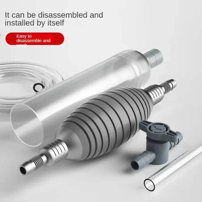 Siphon d'aquarium aspirateur réservoir de poisson changeur d'eau manuel changeur d'eau semi-automatique pompe d'aquarium outils de nettoyage - Animaleriex