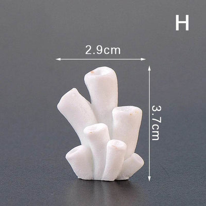 Décoration d'aquarium de corail artificiel, émule d'étoile de mer, décoration de paysage de récif en résine, décoration de table artisanale - Animaleriex