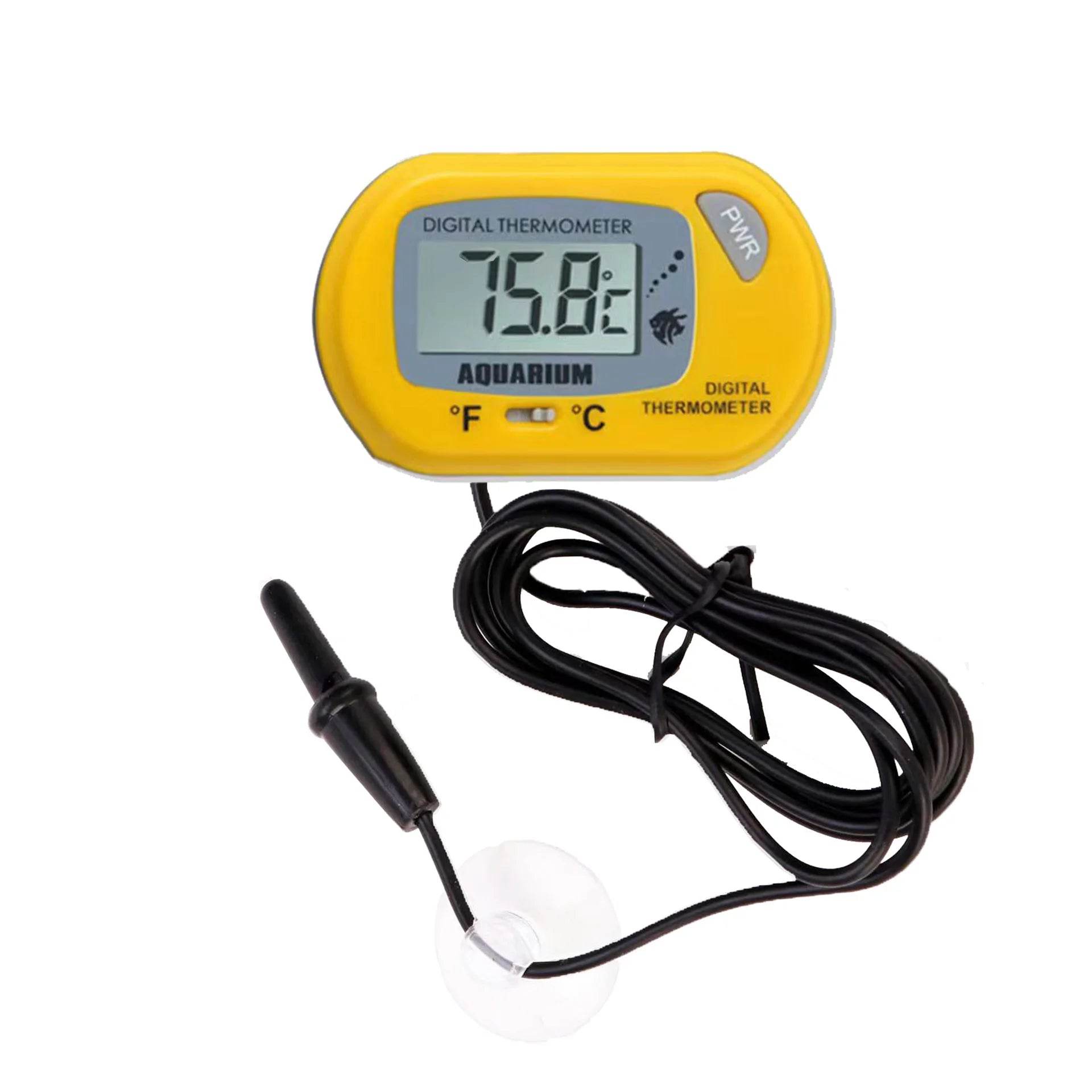 -50-70 ℃/-58-158 °F Mini affichage numérique électronique thermomètre pour aquarium boîte pour animaux de compagnie aquatique Reptile tortue thermomètre avec sonde - Animaleriex
