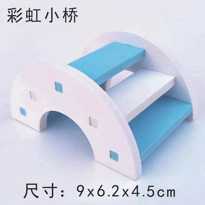 Jouet coulissant pour Hamster assemblé, cochon d'inde, ours doré, nid de maison de Hamster respirant et amusant, Chinchillas, jouet d'exercice pour Hamster, accessoire - Animaleriex