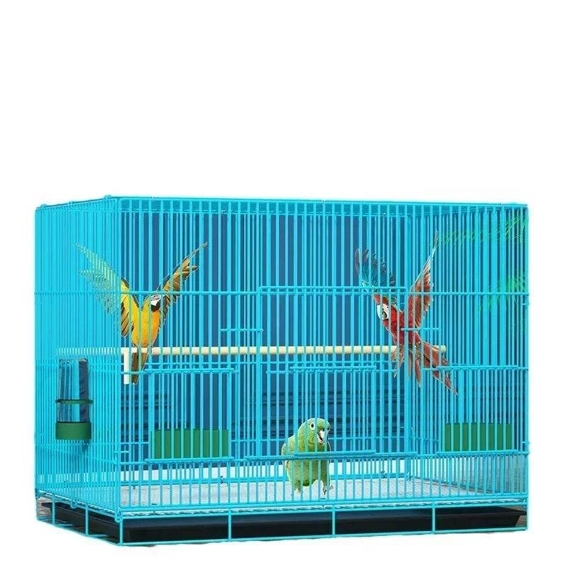 76x45x46 cm Extra Large Cage à oiseaux perroquet animal de compagnie en gros grand extérieur pas cher en fer forgé canari oiseau Cage élevage grande Cage - Animaleriex