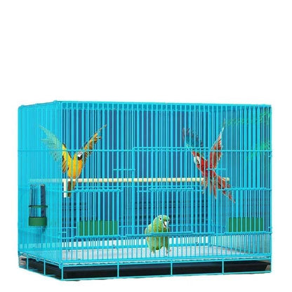 76x45x46 cm Extra Large Cage à oiseaux perroquet animal de compagnie en gros grand extérieur pas cher en fer forgé canari oiseau Cage élevage grande Cage - Animaleriex